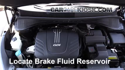 2016 Kia Sorento LX 3.3L V6 Brake Fluid Add Fluid